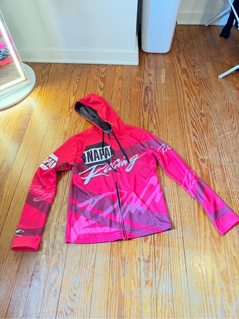 Napa Racing Pink Zip-Up Hoodie